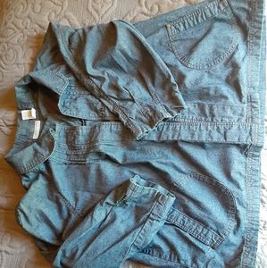 Belk Kim Roger's jean look jacket